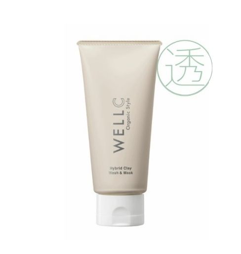 WELLC　ハイブリッドクレイウォッシュ＆マスク（透）
